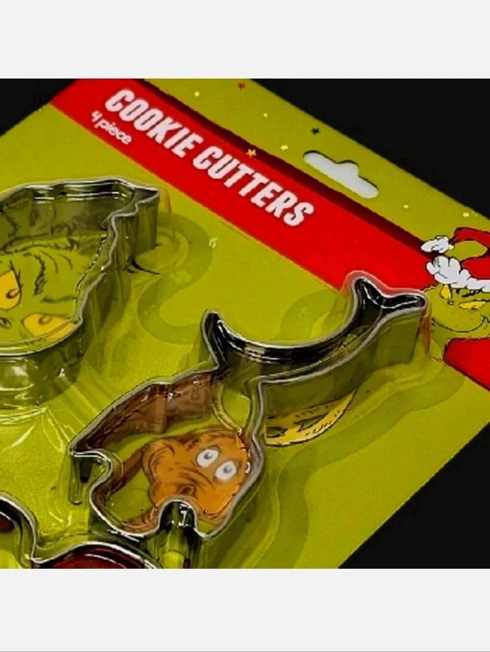 The Grinch Cookie Cutter 4 Piece Set  Dr. Seuss's How The Grinch Stole Christmas